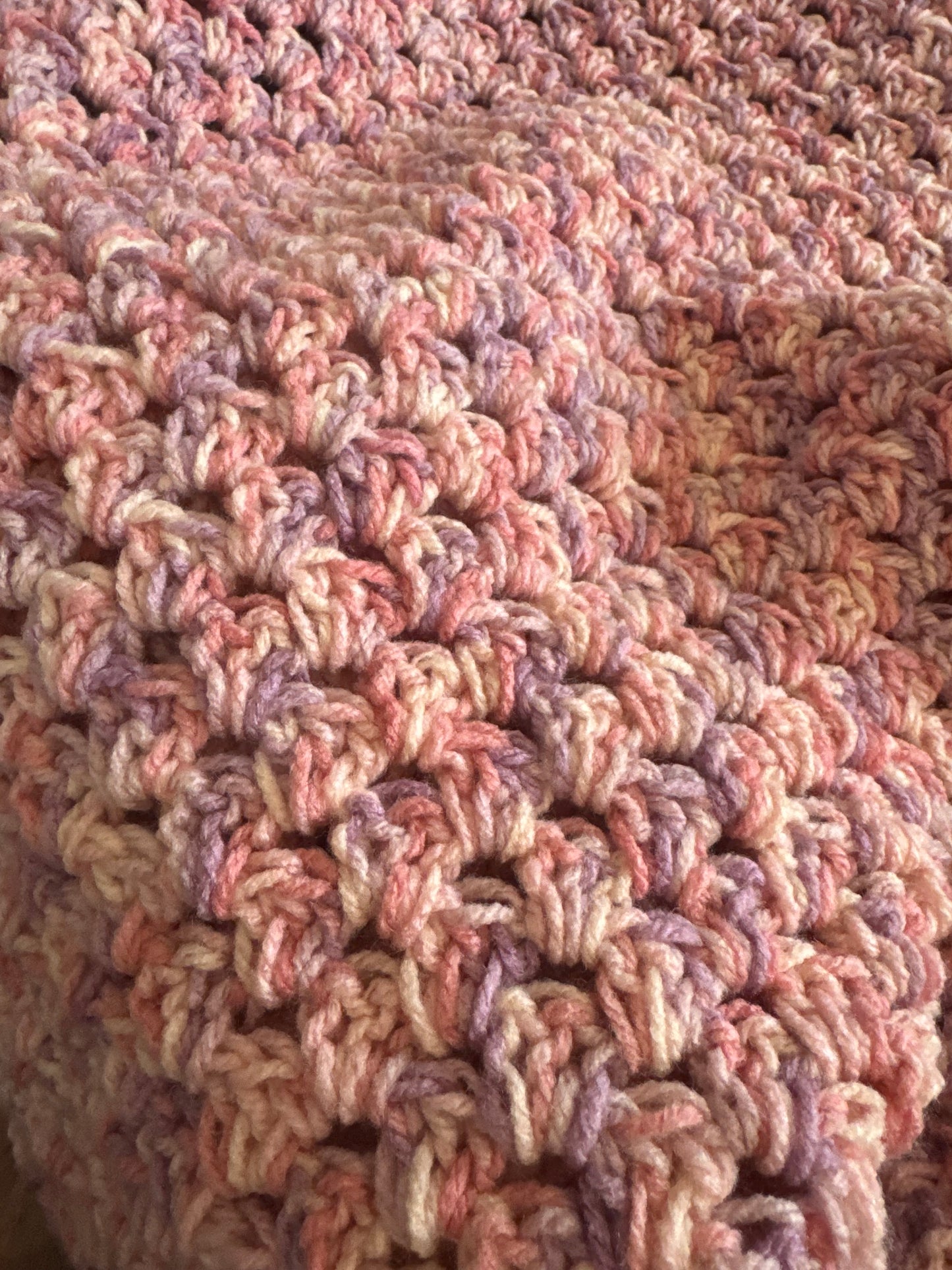 Handmade The Cosy Loop Lap Blanket - Pink Rainbow