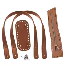 45cm Three-Piece Set of Bag Straps, Bag Bottom, Strap Accessories, Bag Handle with Zipper Accessories