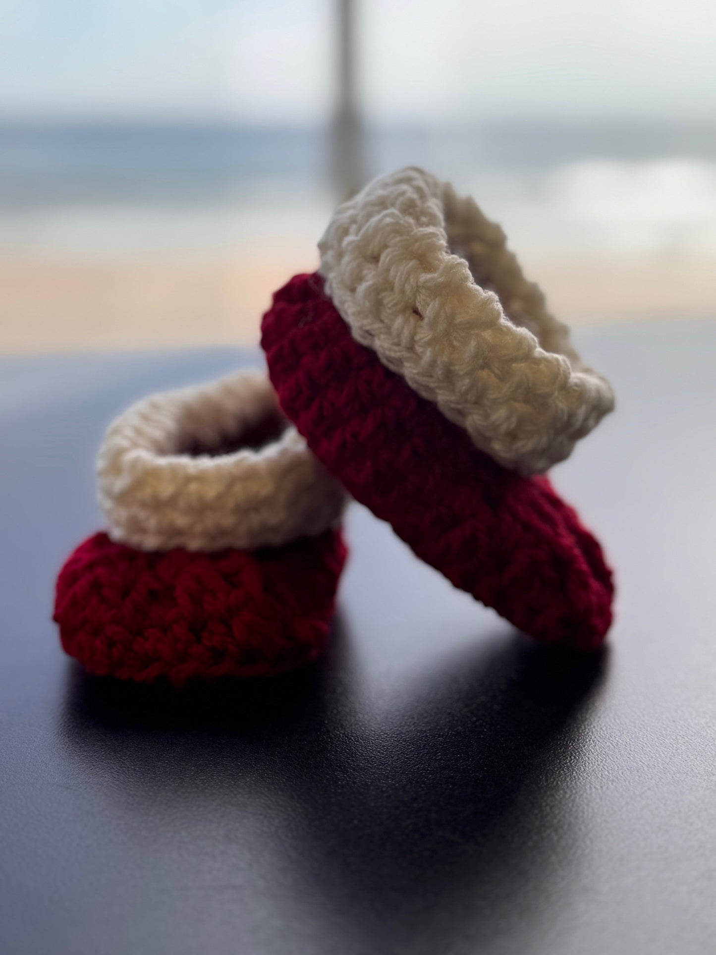 Handmade Booties Christmas Booties