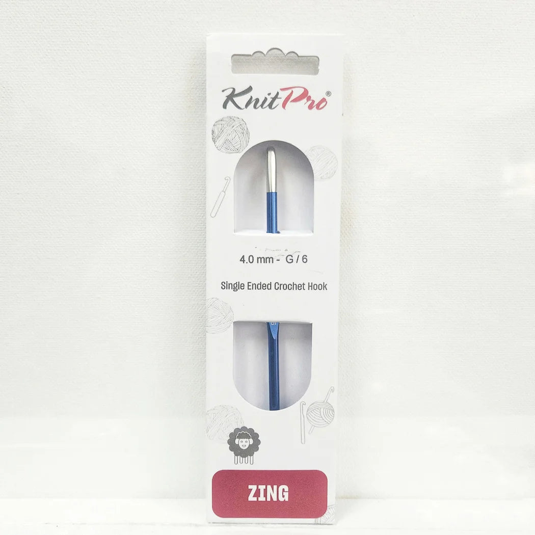 Knit Pro Zing Single Ended Crochet Hook