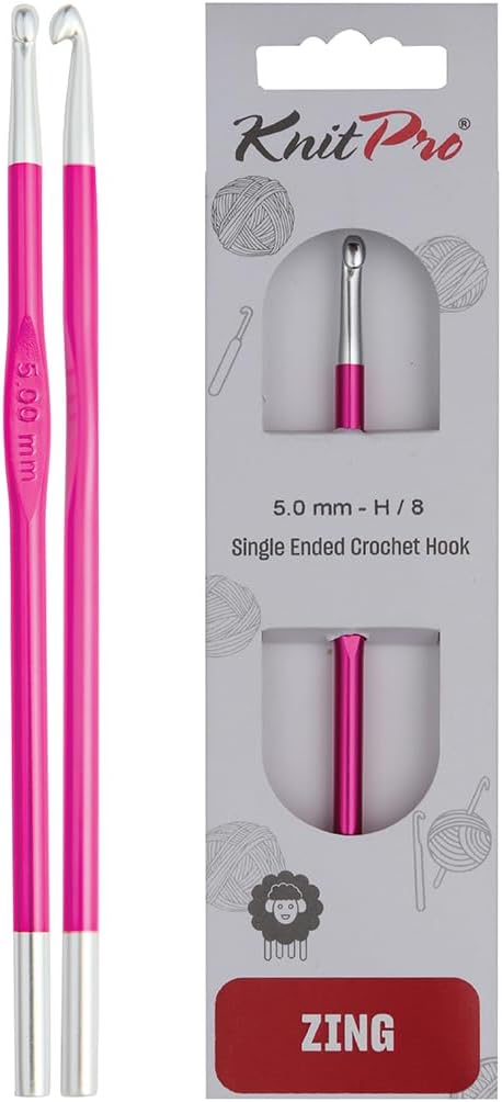 Knit Pro Zing Single Ended Crochet Hook