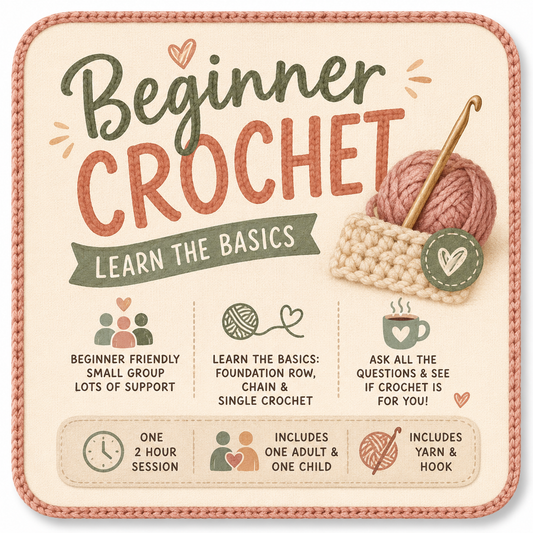 Parent and Child Learn to Crochet