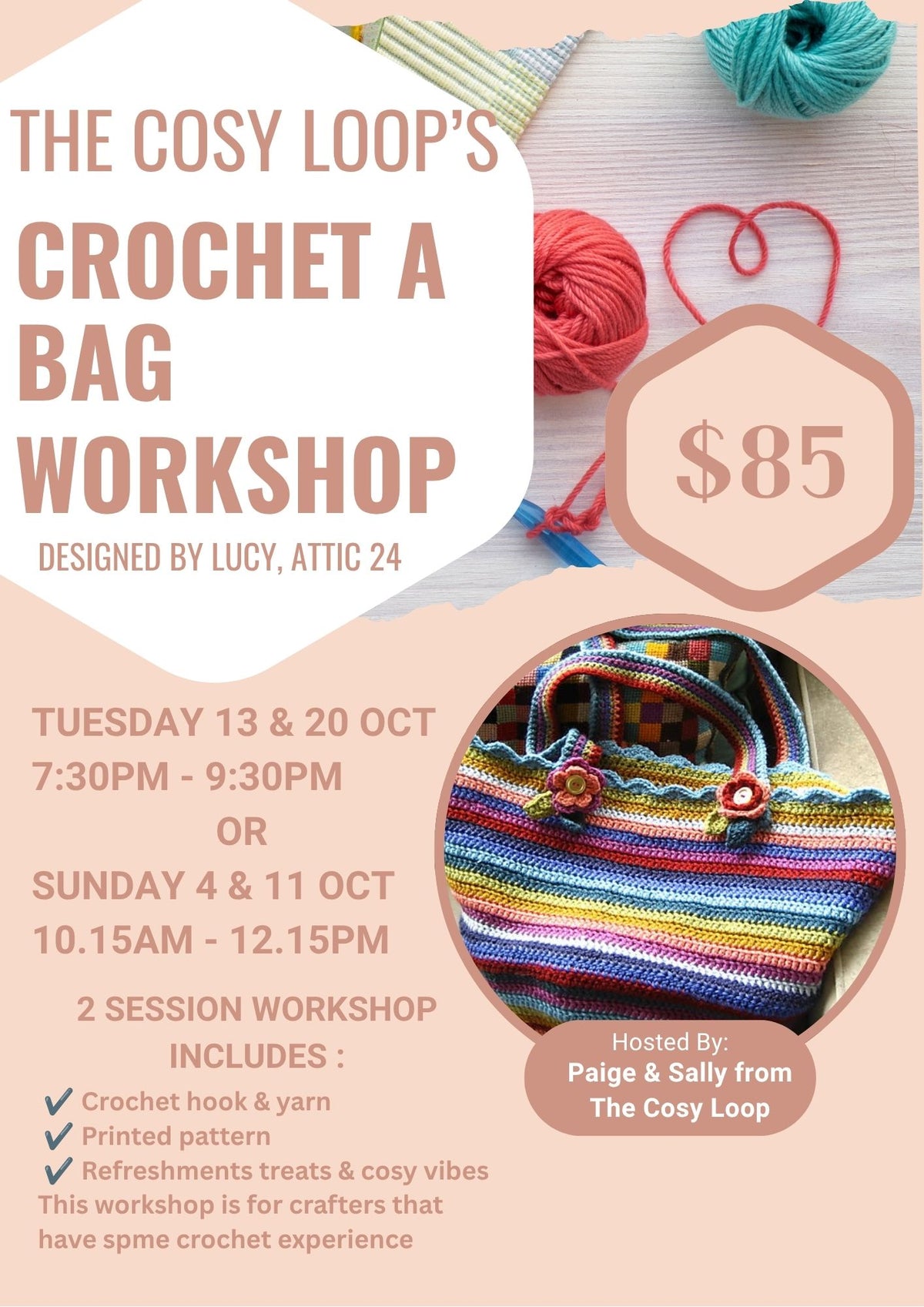 Crochet a Bag workshop