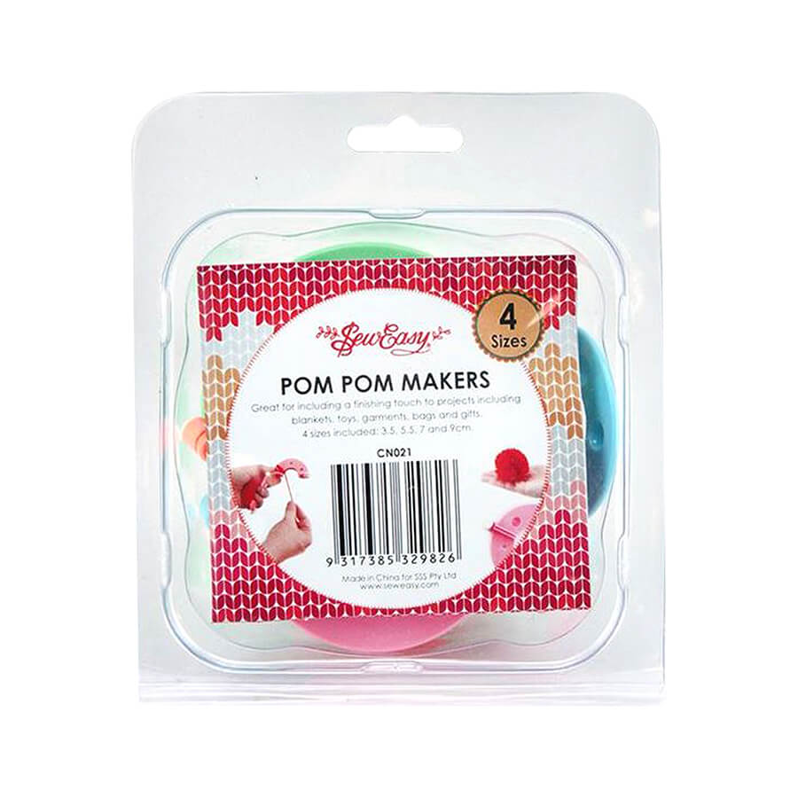 Pom Pom Makers - Set of 4 Sizes