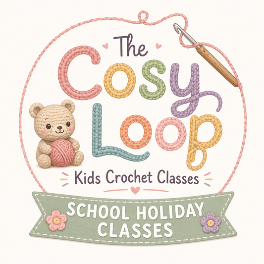 BEGINNERS - KIDS CROCHET WORKSHOP -Monday and Tuesday's in School Holidays