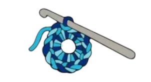 Crochet Enamel Pin