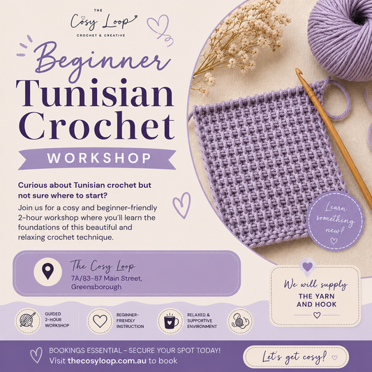 Beginner Tunisian Crochet Workshop