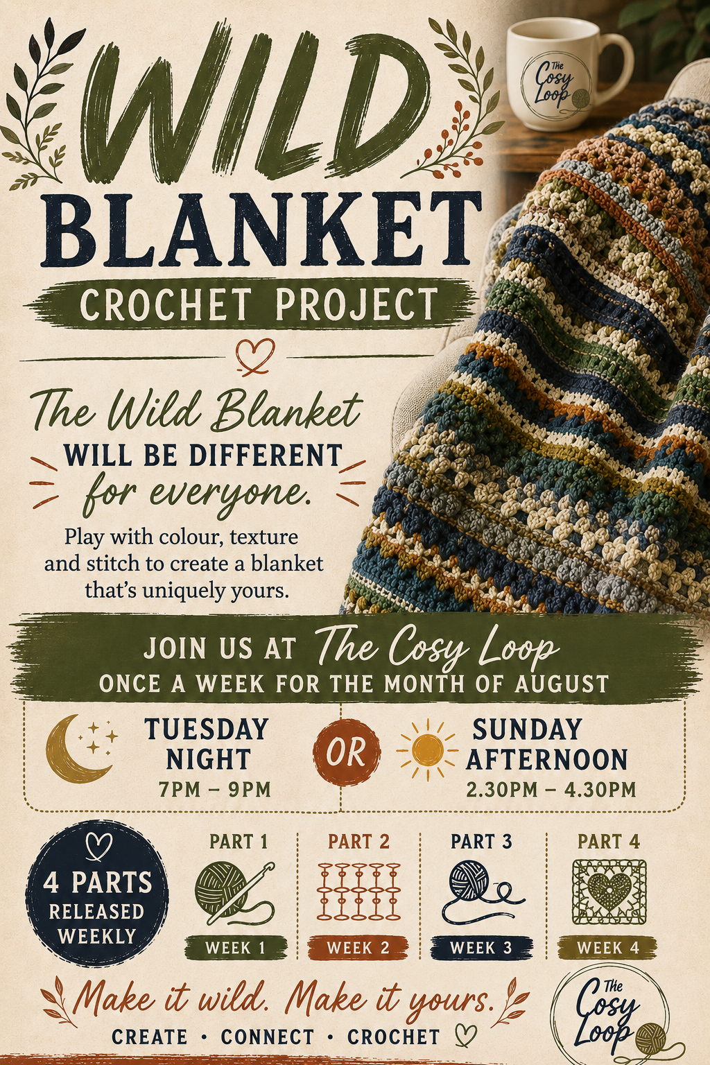 Wild Blanket Crochet Project