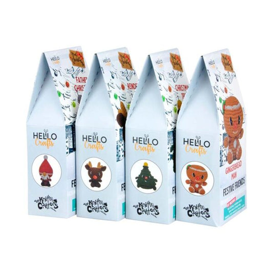 Knitty Critter Christmas Crochet Kits