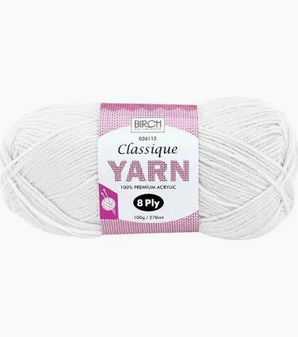 Birch 8ply Classique Yarn