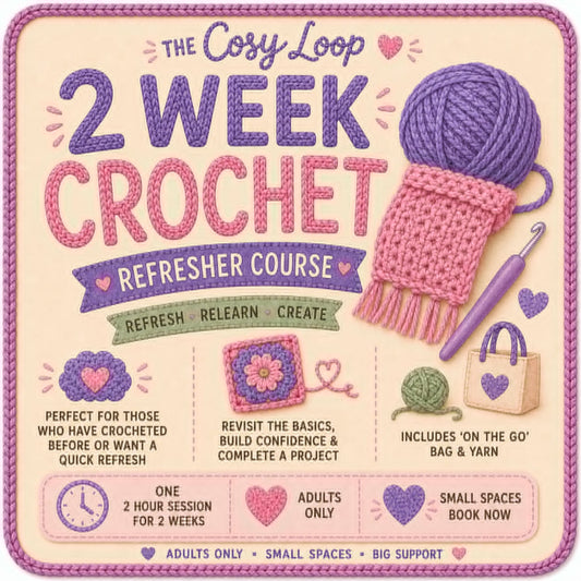 2 Week Crochet Refresher Course