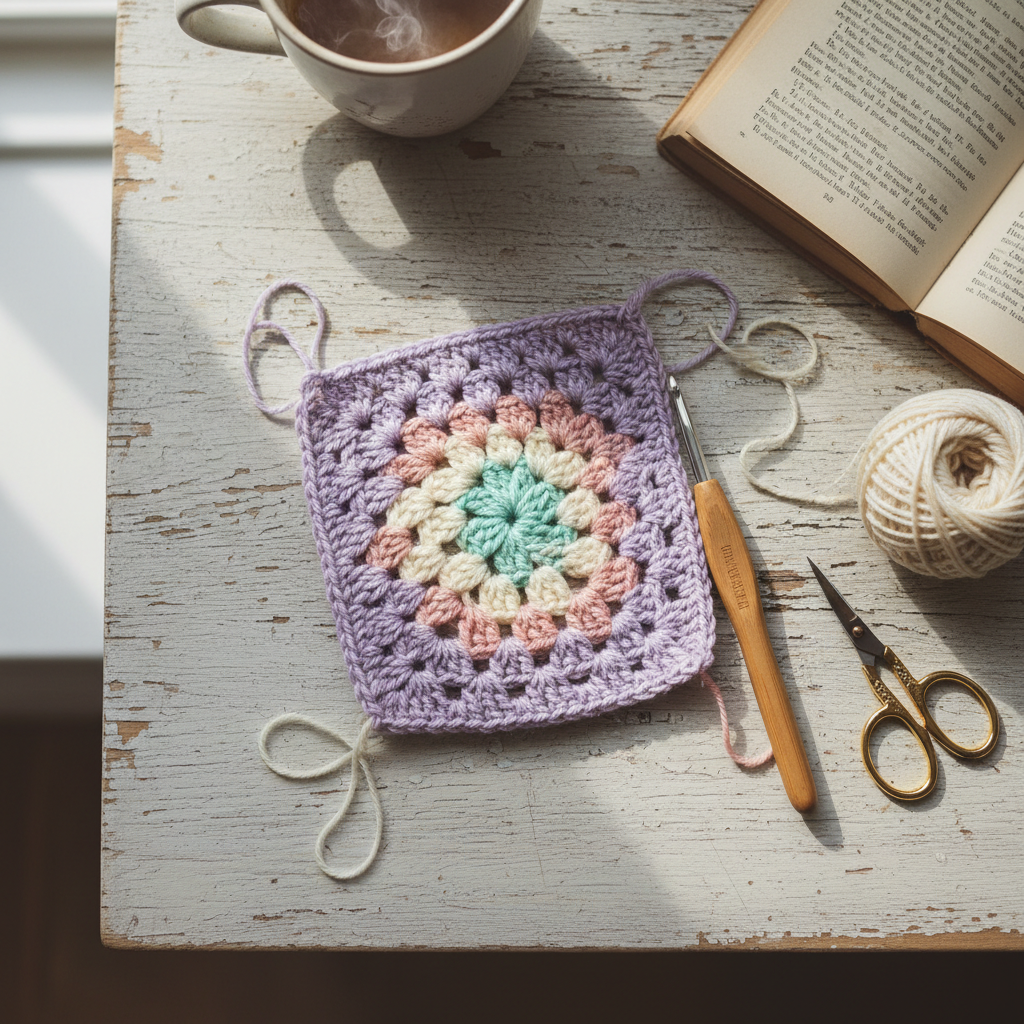 Learn to crochet 'Granny Squares'
