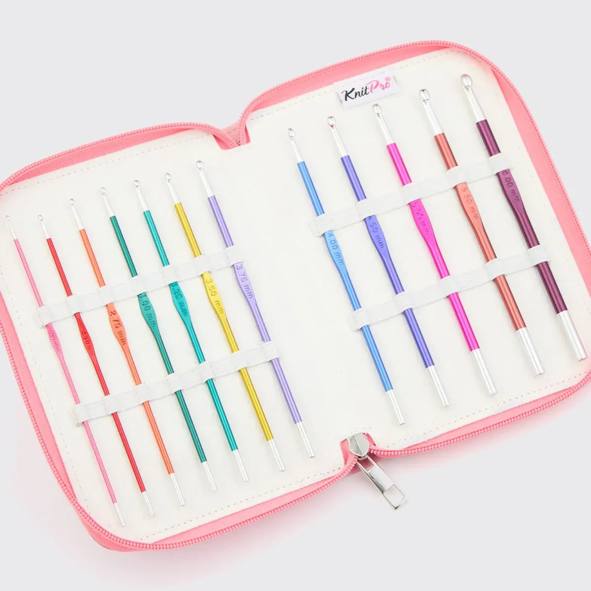 Knit Pro Zing Grande Single Ended Crochet Hook Set of 12
