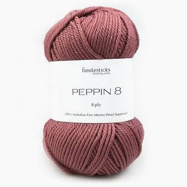 Fiddlesticks Peppin 8ply - 100% Australian Fine Merino Wool